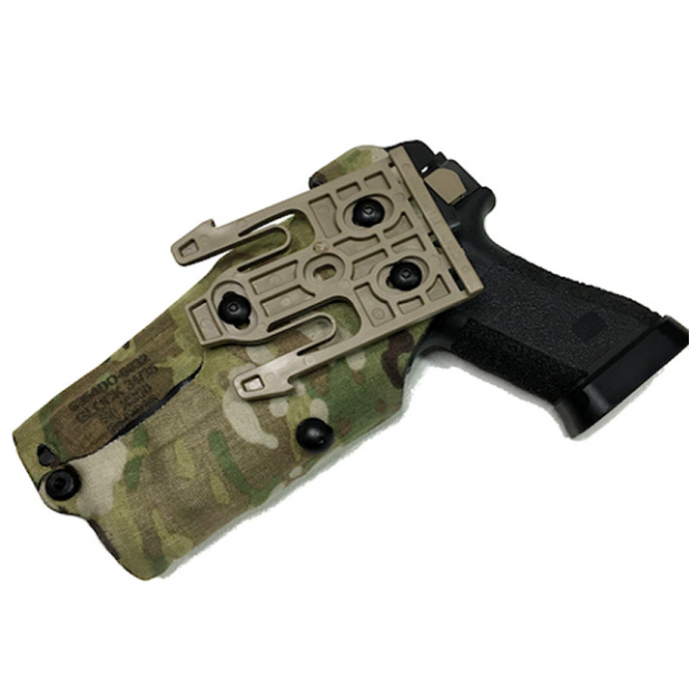 Kabura Glock 17,22,  ALS, Multicam, TLR1/X300, Optic 6354DO, Safariland Prawa 2
