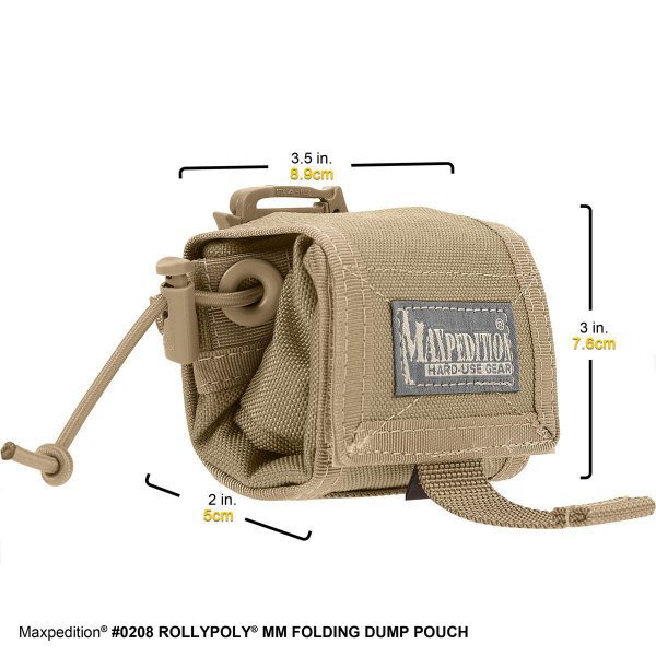 Maxpedition Rollypoly Dump Pouch khaki 3