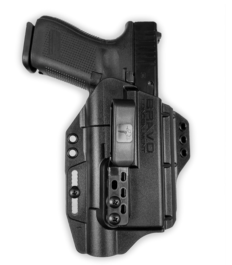  Kabura IWB do pistoletu  Glock 19,19x,45, 23, 32, 17, 22, 31  z latarką X300 UA/UB Prawa Bravo Concealment 3