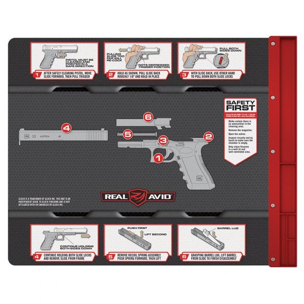 Mata do czyszczenia pistoletu Glock Smart Mat® Real Avid 1