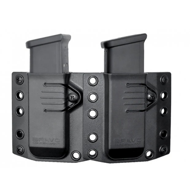 Ładownica na dwa magazynki do pistoletu - Glock, Sig Sauer, Springfield Hellcat Bravo Concealment 1