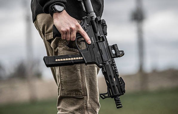 Magazynek polimerowy z okienkiem do pistoletu Glock - 9x19 mm - 33 naboje UTG 5