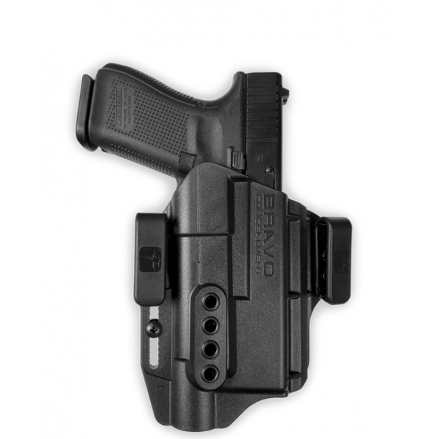 Kabura IWB do pistoletu  Glock 19,19x,45, 23, 32, 17, 22, 31  z latarką X300 UA/UB Prawa Bravo Concealment 1