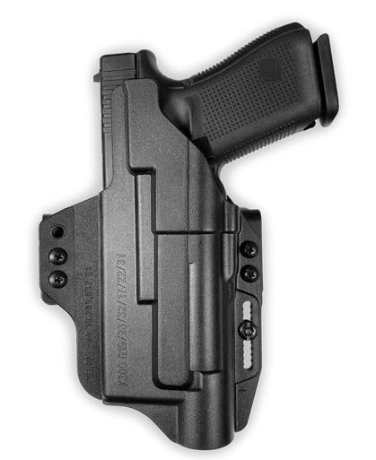  Kabura IWB do pistoletu  Glock 19,19x,45, 23, 32, 17, 22, 31  z latarką X300 UA/UB Prawa Bravo Concealment 2